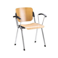 Крісло ERA arm wood chrome