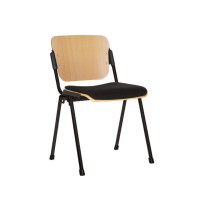 Крісло ERA wood plus combi black link