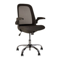 Крісло офісне GLORY GTP BLACK TILT CHR61