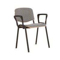 Крісло ISO wood plus arm black