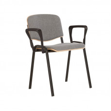 Крісло ISO wood plus arm black