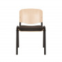 Крісло ISO wood plus combi black