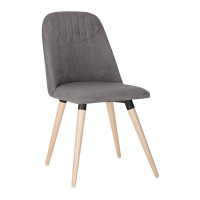 Крісло MILANA WOOD black (BOX-1)
