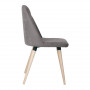Крісло MILANA WOOD black (BOX-1)