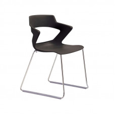 Крісло ZENITH plast black CFS