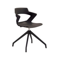 Крісло ZENITH plast black PL68-4S